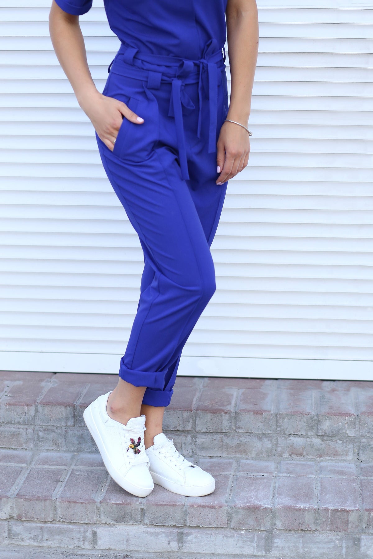 Iris Blue Jumpsuit — view 4