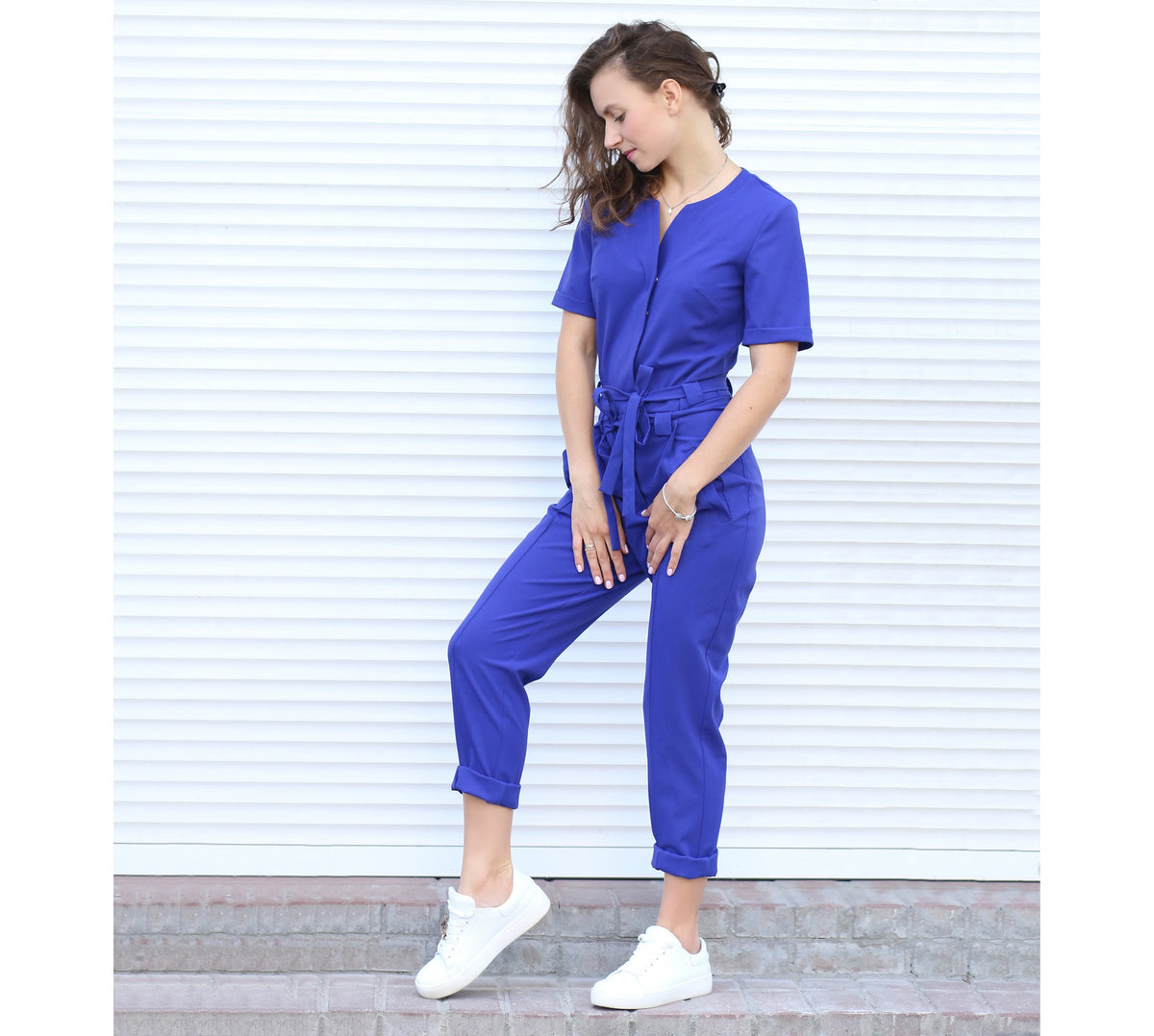 Iris Blue Jumpsuit — New York New York