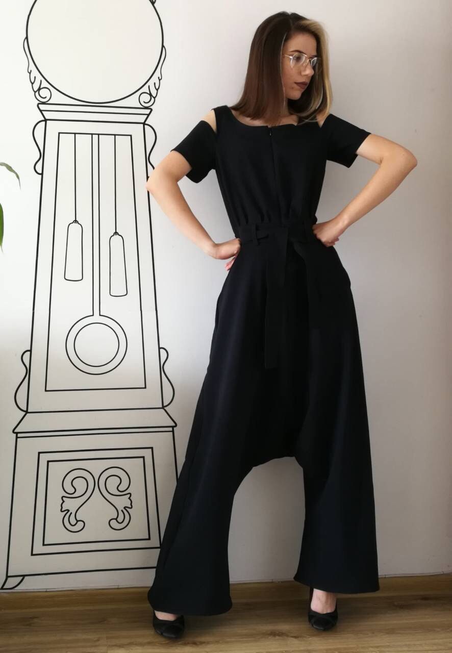 Ines Black Jumpsuit — view 2