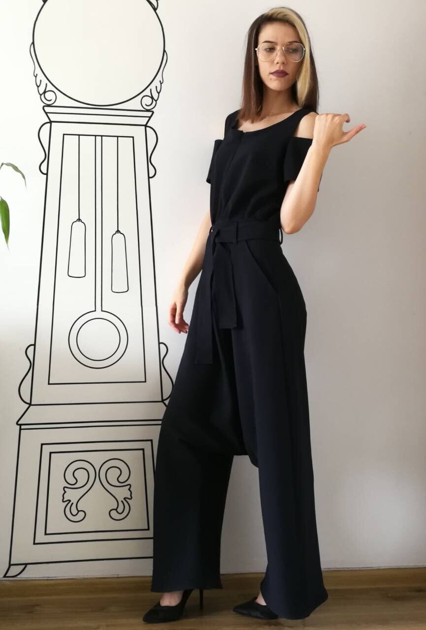 Ines Black Jumpsuit — view 5