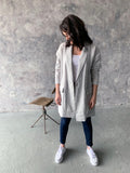 Nadia Gray Linen Blazer — New York New York