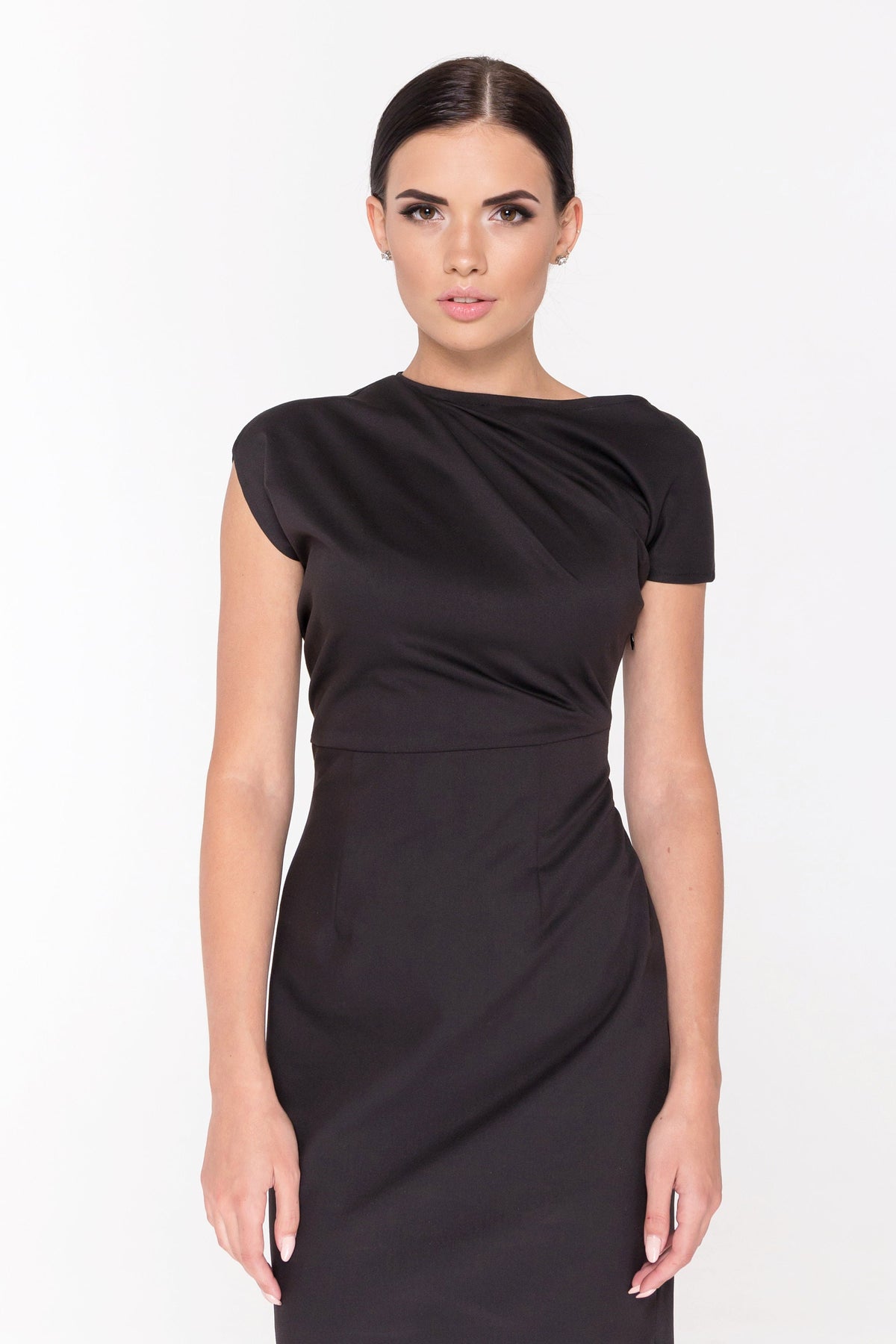 Kiki Black Midi Dress — view 2