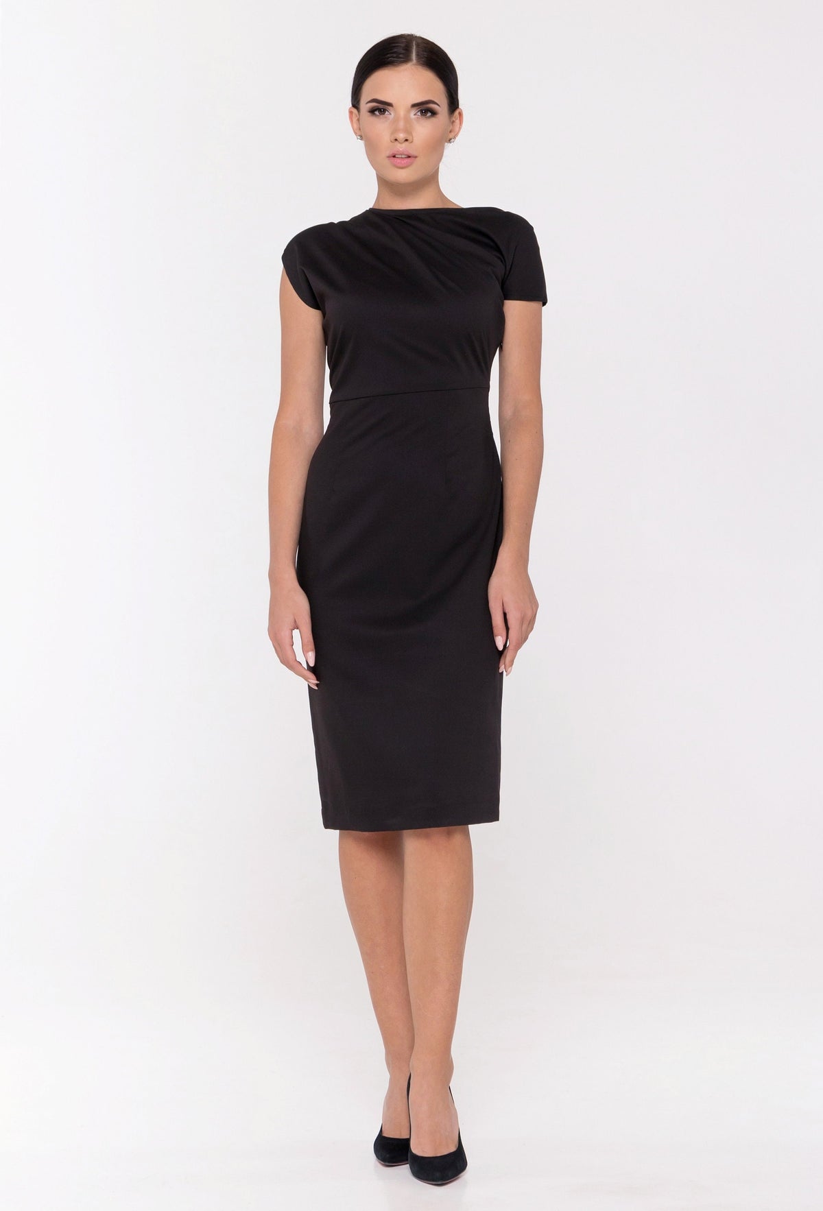 Kiki Black Midi Dress — New York New York