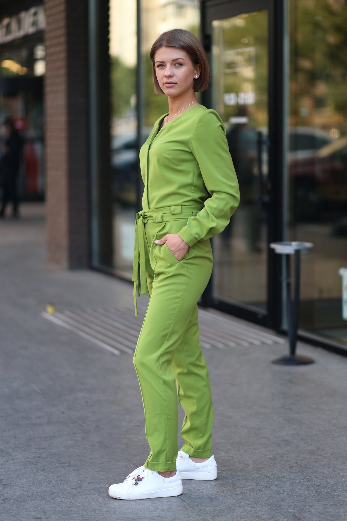 Wren Green Jumpsuit — view 5