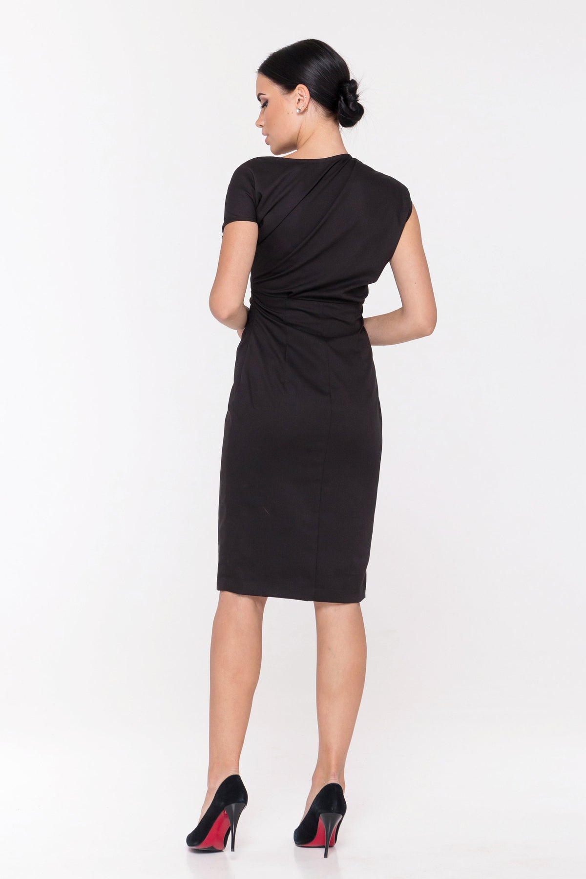 Kiki Black Midi Dress — view 3