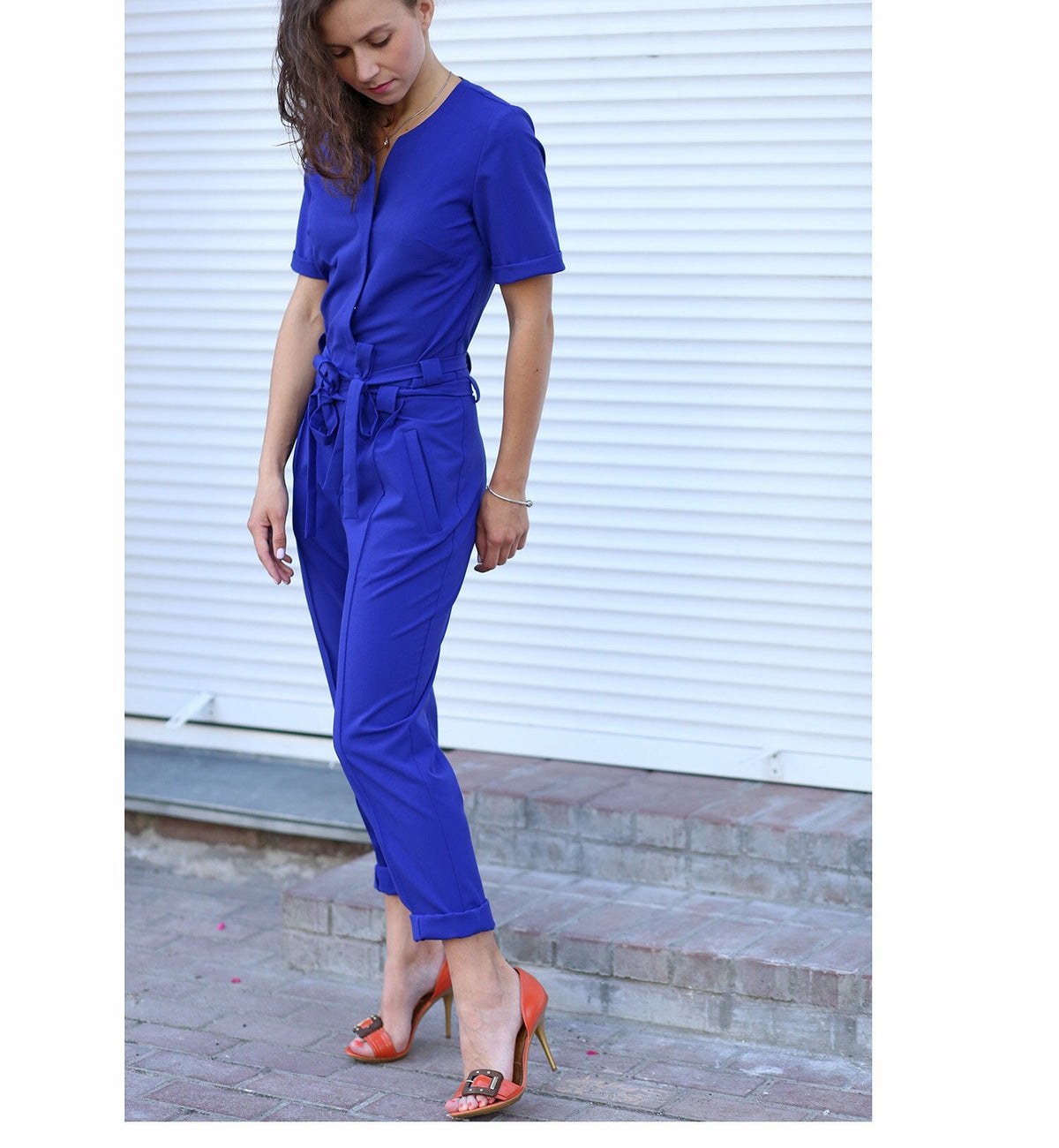 Iris Blue Jumpsuit — view 2