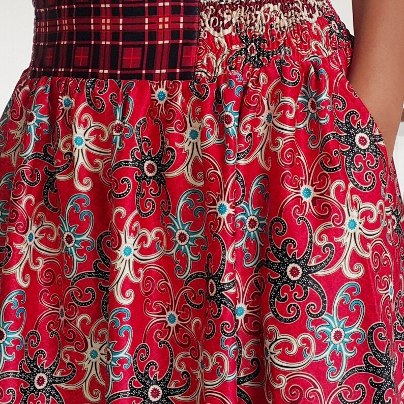 Ivy Floral Satin Maxi Skirt — view 4