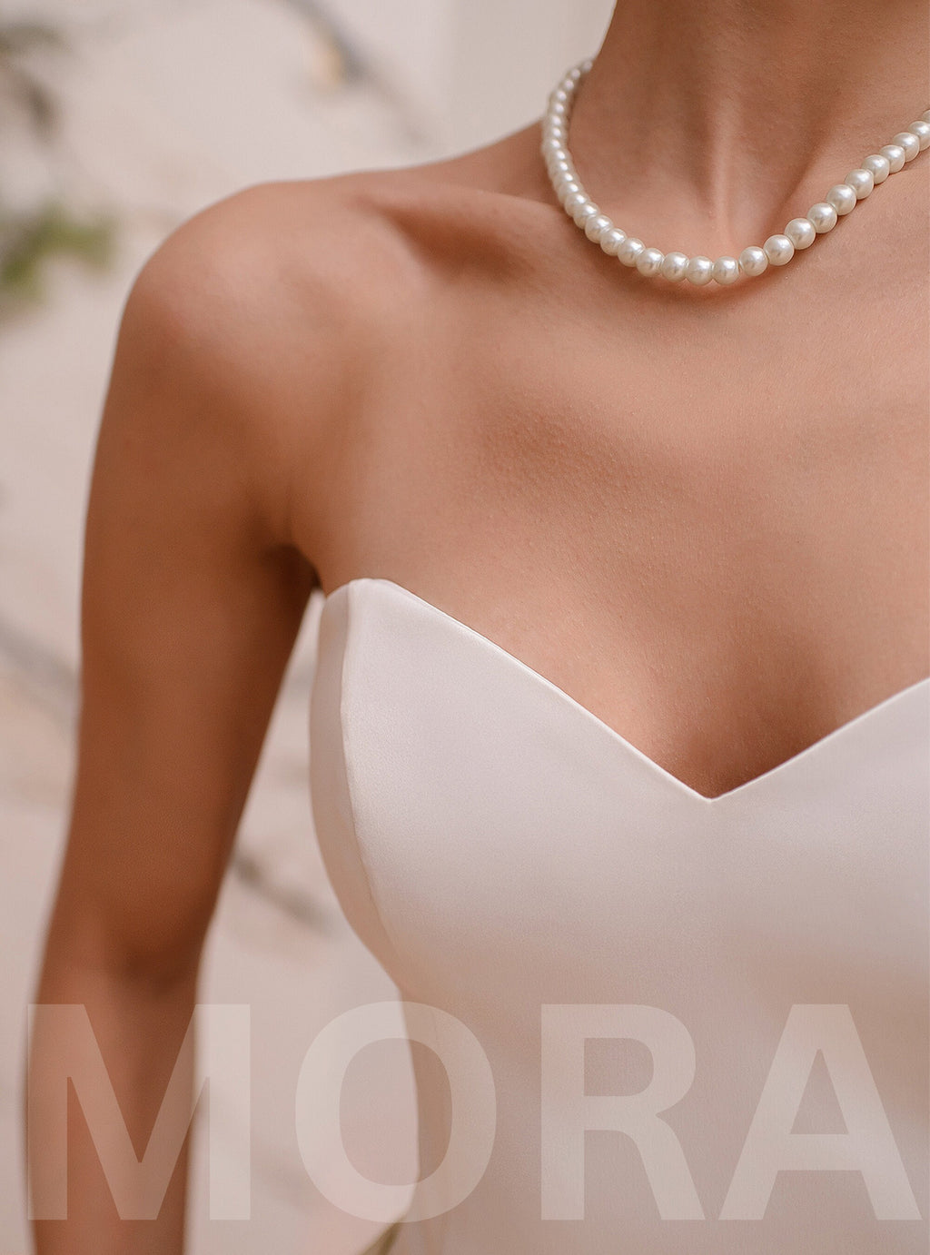 Dahlia Beige Satin Top — view 4