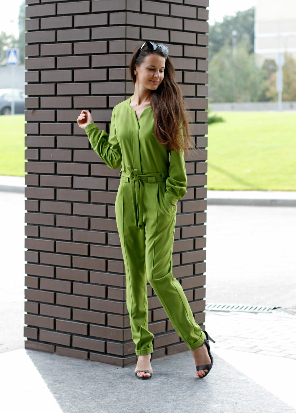 Wren Green Jumpsuit — view 3
