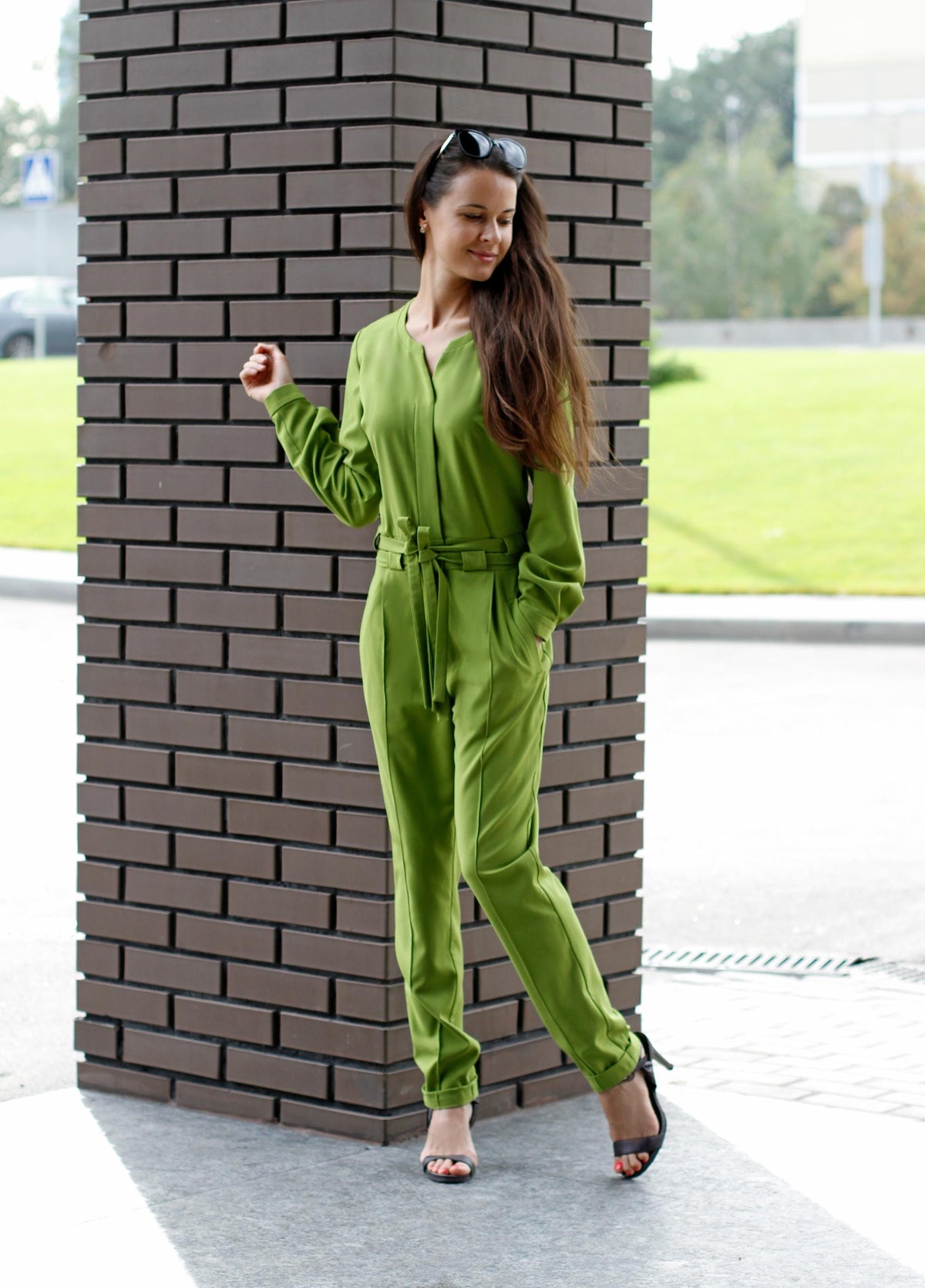 Wren Green Jumpsuit — view 3