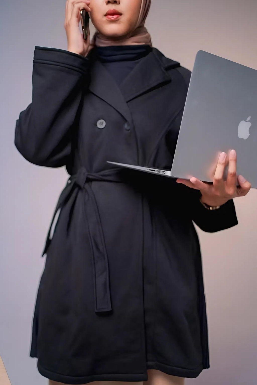 Olive Black Blazer — view 4