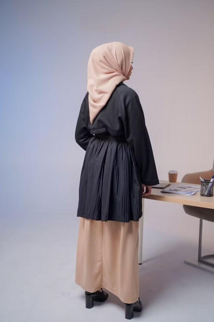 Olive Black Blazer — view 3