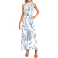 Romy Floral Halter Jumpsuit — New York New York