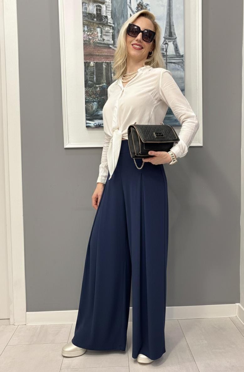 Mabel Navy Pants — view 5