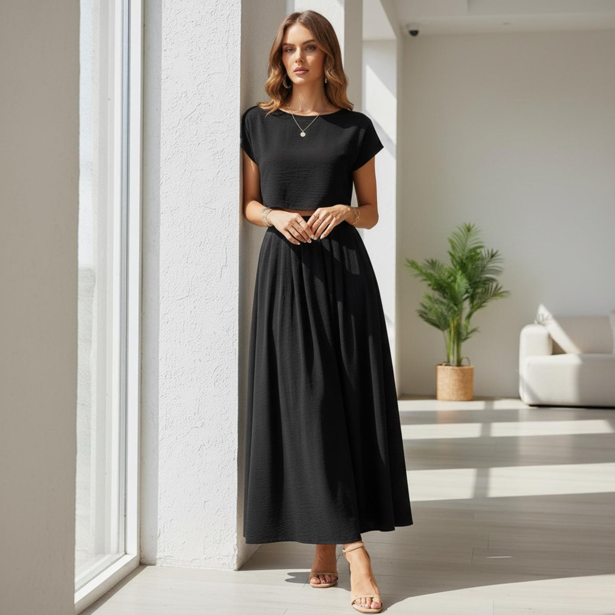 Yara Ivory Linen Set — view 2