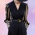 Flora Striped Lace Jumpsuit — New York New York