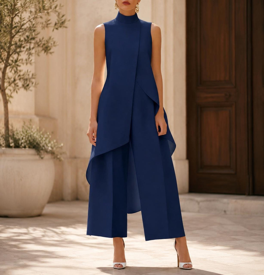 Zara Navy Jumpsuit — New York New York