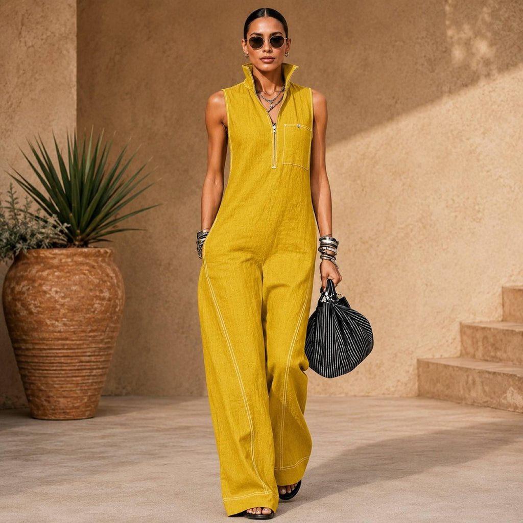 Stella Yellow Jumpsuit — New York New York