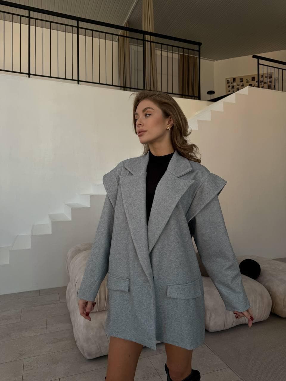 Edie Gray Blazer — view 5